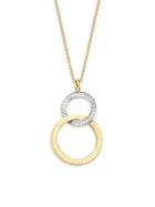 Gurhan Duet Two-tone Gold & Diamond Pendant Necklace