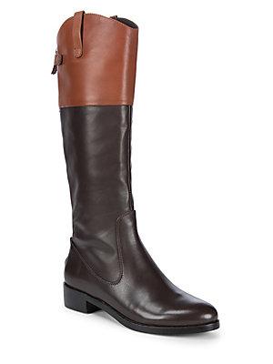 Halston Heritage Leather Knee-high Boots