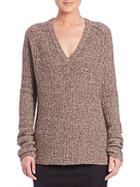 Atm Anthony Thomas Melillo Luxe Deep V Sweater