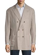 Brunello Cucinelli Peak Lapels Double-breasted Jacket