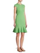 Akris Flounce Sheath Dress