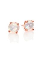 Ippolita Ros&eacute; Rock Candy Mother-of-pearl & Clear Quartz Doublet Mini Stud Earrings