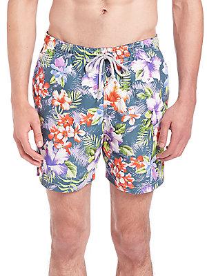 Saks Fifth Avenue Floral Printed Swim Shorts