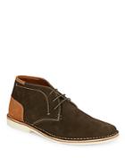 Steve Madden Hendric Perforated Suede Chukka Boots