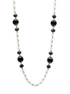 Saks Fifth Avenue Two-tone Faux Pearl Single Strand Necklace