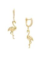 Gabi Rielle Goldplated Sterling Silver & Crystal Drop Earrings
