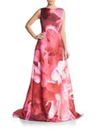 Carolina Herrera Floral-print Gown