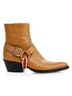 Calvin Klein 205w39nyc Tex Harness Leather Ankle Boots