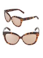 Linda Farrow Luxe 61mm Cat-eye Sunglasses