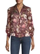 Alice + Olivia Eloise Button-front Blouse