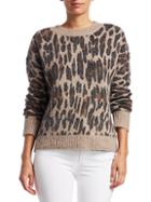 Rails Lana Leopard Print Sweater