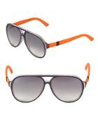 Gucci Gradient Aviator Sunglasses