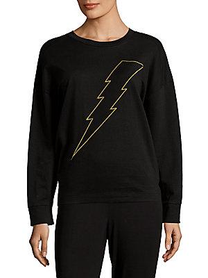 Chrldr Lightning Bolt Cotton Sweater