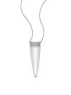 Alexis Bittar Lucite Crystal Spear Pendant Necklace