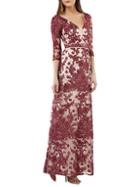Js Collections Embroidered Column Gown