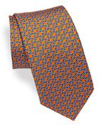 Saks Fifth Avenue Made In Italy Silk Chain Link Tie