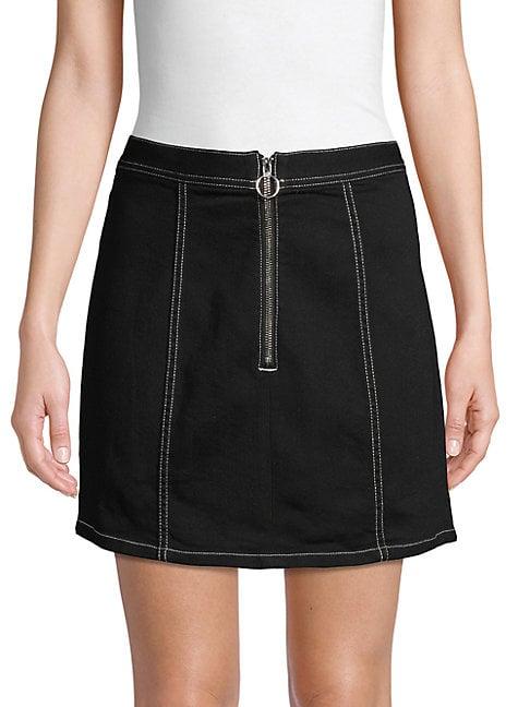 Bb Dakota Mini Denim Pencil Skirt