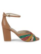 Seychelles Leather & Suede Ankle-strap Heeled Sandals