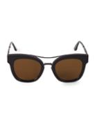 Bottega Veneta 50mm Square Sunglasses