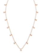 Artisan 18k Rose Gold & Diamond Hanging Necklace