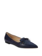 Jimmy Choo Genna Leather Point Toe Loafers