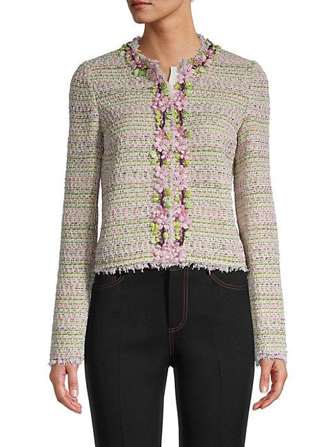Giambattista Valli Embellished Tweed Jacket