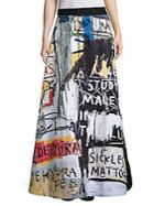 Alice + Olivia Basquiat Meryl Embroidered Ball Skirt