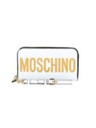Moschino Logo-print Continental Leather Wallet