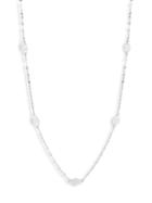 Lana Jewelry Disc 14k White Gold Necklace