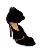 Schutz Florrina Leather Stiletto Sandals