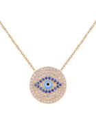 Gabi Rielle Love & Protection 14k Gold Vermeil & Crystal Evil Eye Necklace