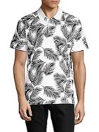 Ag Adriano Goldschmied Printed Short-sleeve Polo