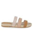 Saks Fifth Avenue Peggy Strappy Suede Espadrille Slides
