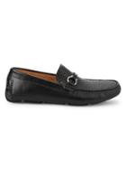 Saks Fifth Avenue Basket Weave Leather Loafers