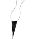 Lana Jewelry Onyx Jetset Spike Pendant Necklace