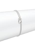 Miansai Sterling Silver Link Chain & Anchor Bracelet
