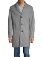 Cole Haan Stretch-wool Topcoat