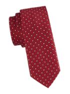 Salvatore Ferragamo Gancini Grid-print Silk Tie