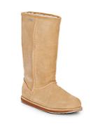 Emu Australia Paterson Shearling-lined Suede Tall Boots