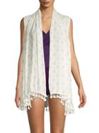 Lspace Printed Tassel Cover-up
