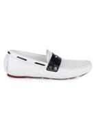 Cavalli Class Perforated Leather Driver Loafers