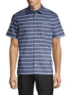 Calvin Klein Jeans California Stripe Chambray Short-sleeve Shirt