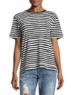 Marc Jacobs Sketch Striped Cotton Tee