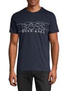 Boss Hugo Boss Regular-fit Graphic Logo Cotton Tee