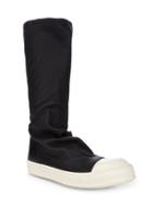 Rick Owens Leather Mid-calf Boots
