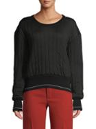 Chlo Ribbed Wool-blend Sweater