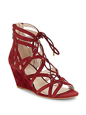 Kenneth Cole Dylan Lace-up Wedge Sandals