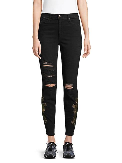 Joe's Jeans High-rise Embroidered Ankle Jeans
