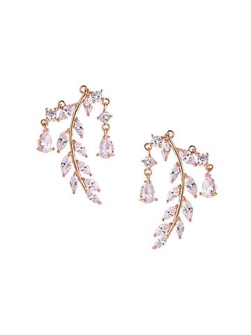 Eye Candy La The Luxe Collection Cesar Leaf Earrings