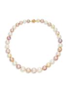 Belpearl 14k Yellow Gold & 12-9mm South Sea & Kasumiga Cultured Pearl Necklace/18